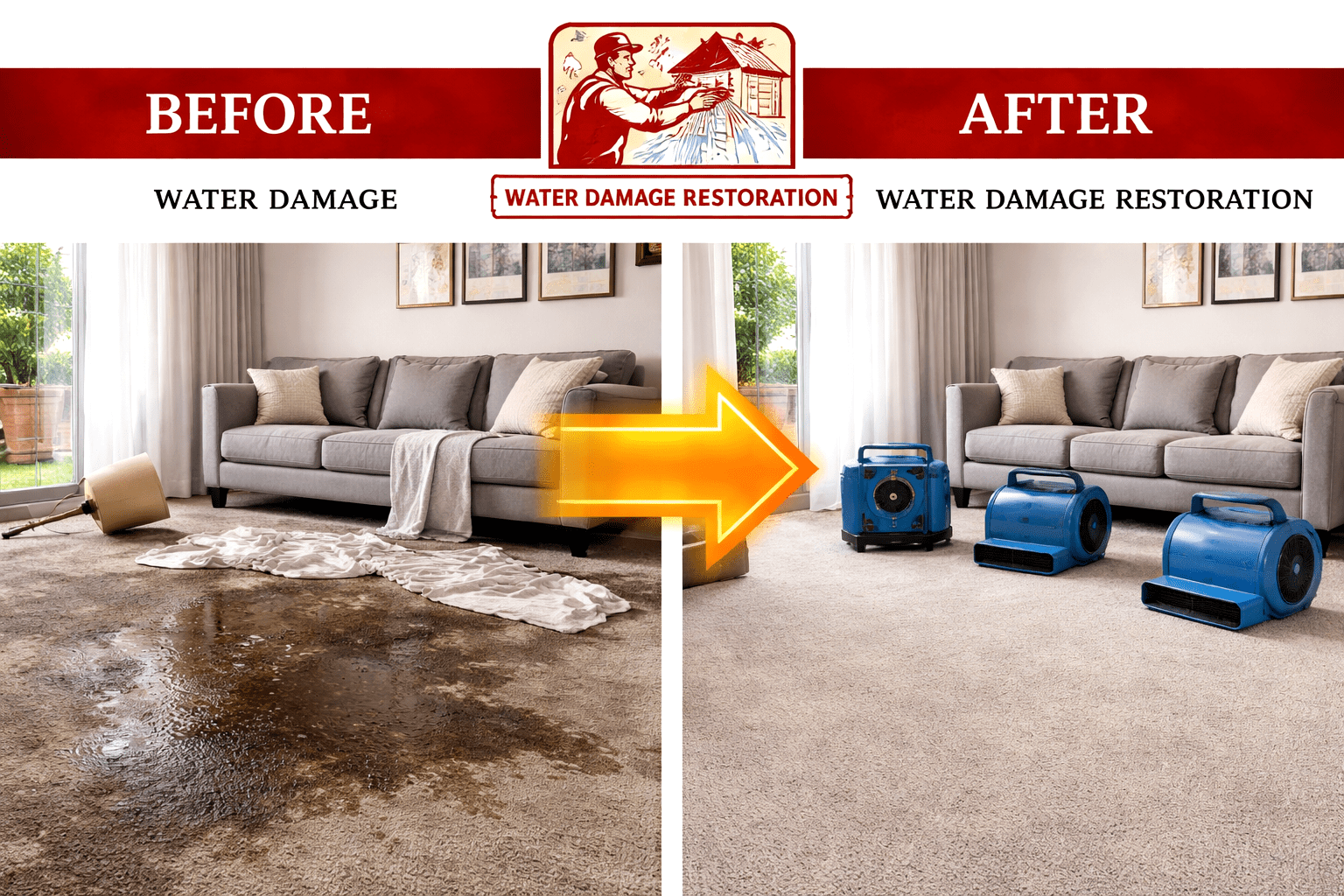 Big Red Gold Coast | Water Damage Restoration Gold Coast, Logan & Brisbane