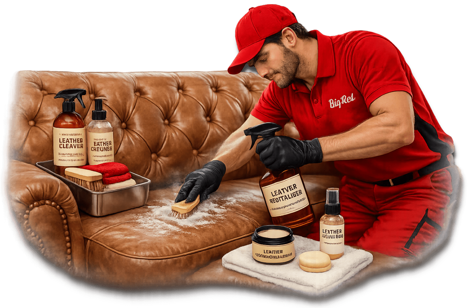 Big Red Gold Coast | Leather Cleaning