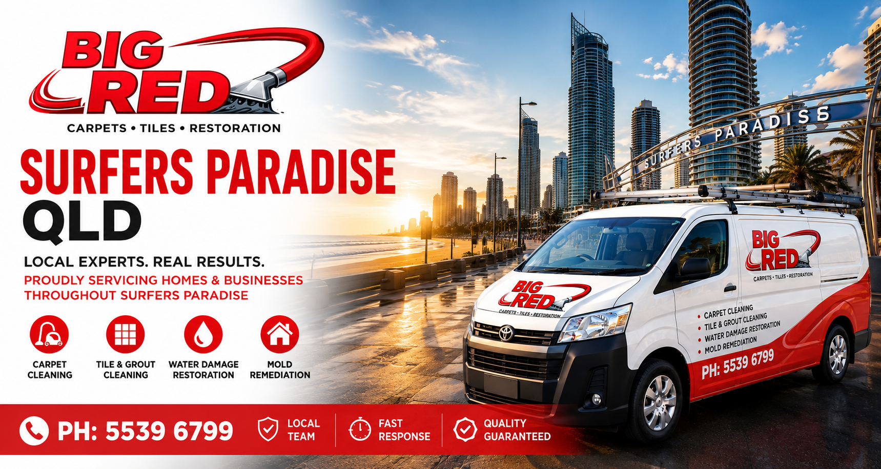 Surfers paradise Pest, Water damage restoration, mould removal, carpet cleaning